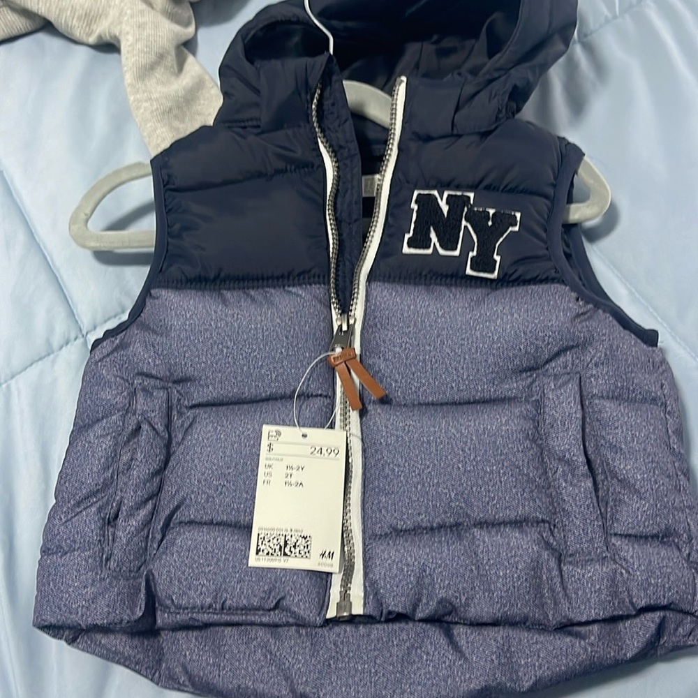 Blue vest